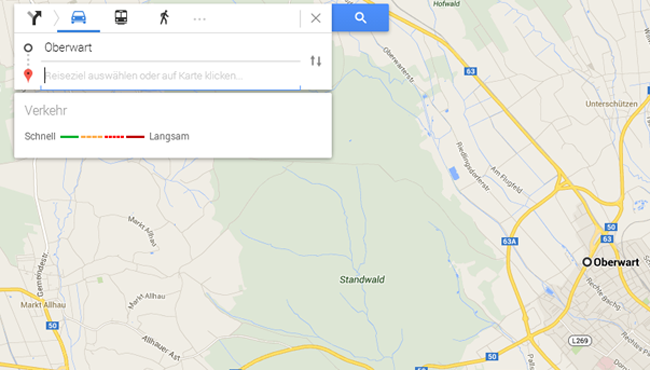 Neue Google Maps – Kurzanleitung in Bildern » Webdesign Oberwart – Vom