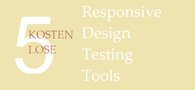 5 Responsive Desing Test Tools