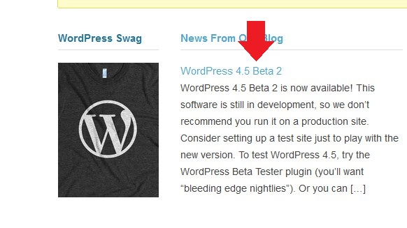 wordpress now available