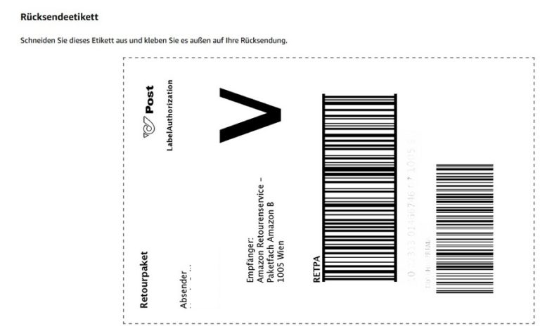 Amazon Artikel zurücksenden mit Geld zurück so geht’s Webdesign