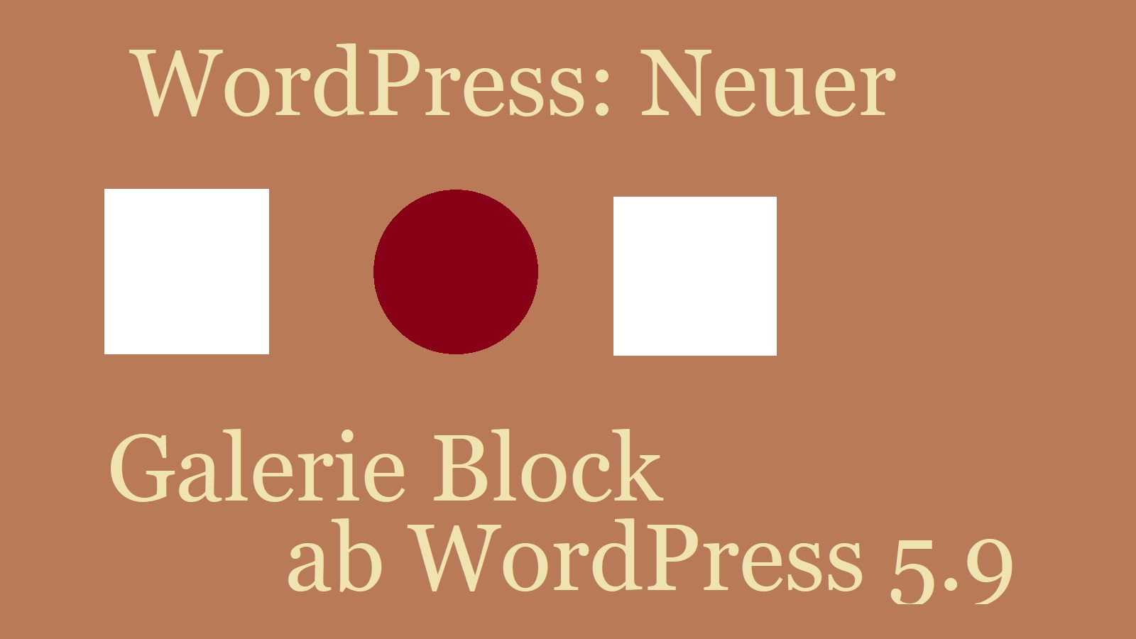 WordPress Galerie Block: aus Listen werden verschachtelte Bild Blöcke