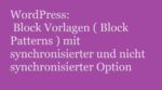 wordpress-block-vorlagen-neu