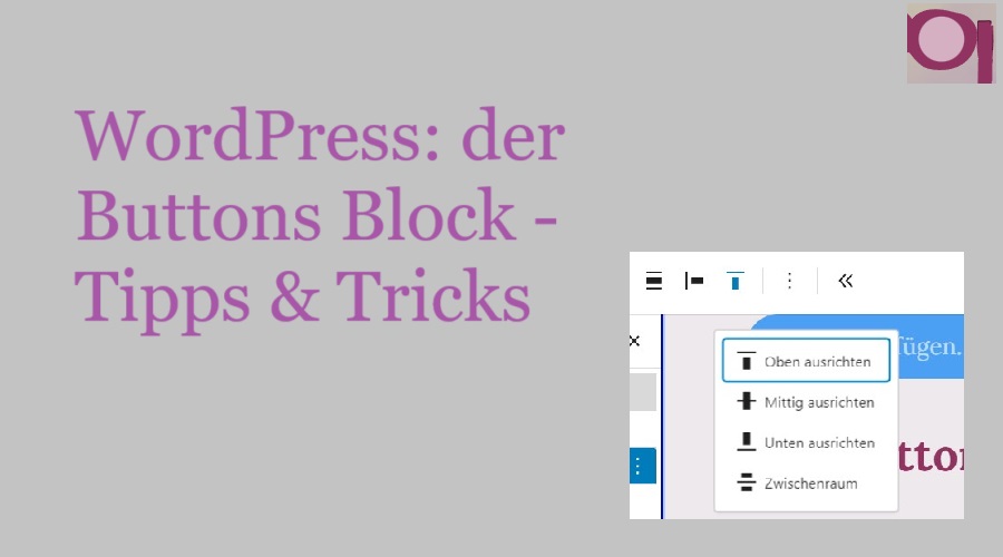 WordPress: der Buttons Block – Tipps & Tricks