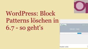 wordpress-block-patterns-loeschen